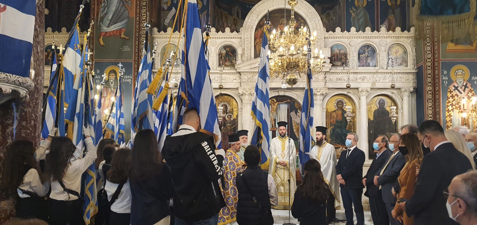 ΔΟΞΟΛΟΓΙΑ ΚΑΙ ΕΠΙΜΝΗΜΟΣΥΝΗ ΔΕΗΣΗ ΓΙΑ ΤΗΝ ΕΠΕΤΕΙΟ ΤΗΣ 28ΗΣ ΟΚΤΩΒΡΙΟΥ 1940 ΣΤΟΝ ΜΗΤΡΟΠΟΛΙΤΙΚΟ ΙΕΡΟ ΝΑΟ ΑΓΙΑΣ ΤΡΙΑΔΟΣ ΒΥΡΩΝΟΣ